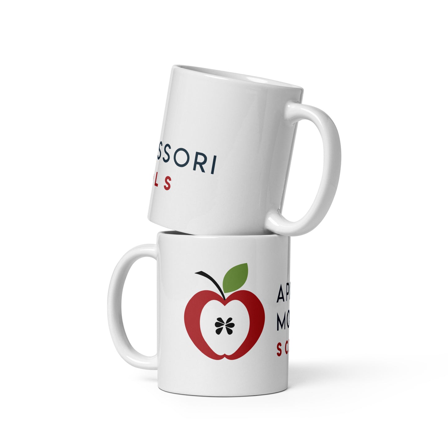AMS White glossy mug