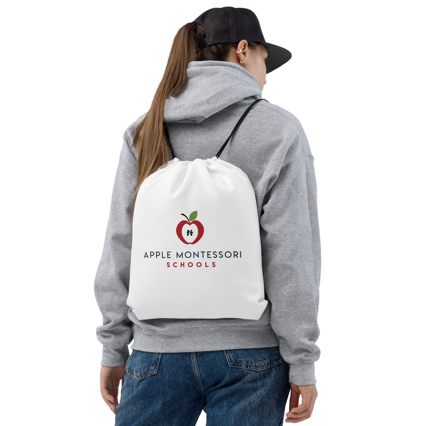 AMS LOGO Drawstring bag