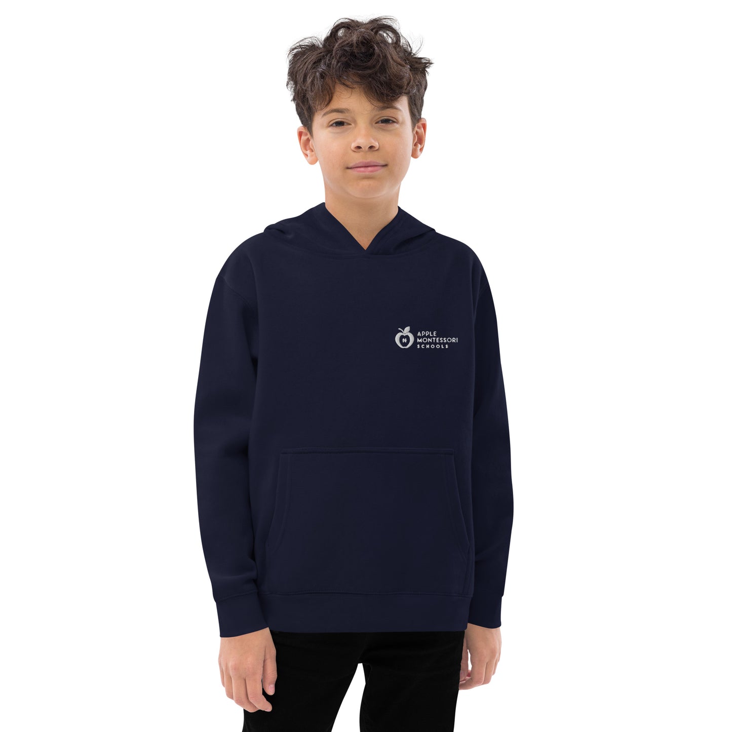 Apple Montessori Schools Kids fleece hoodie
