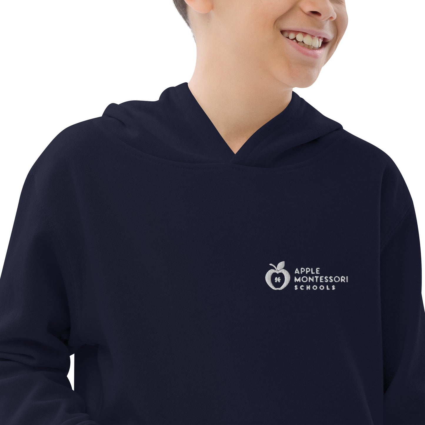 Apple Montessori Schools Kids fleece hoodie