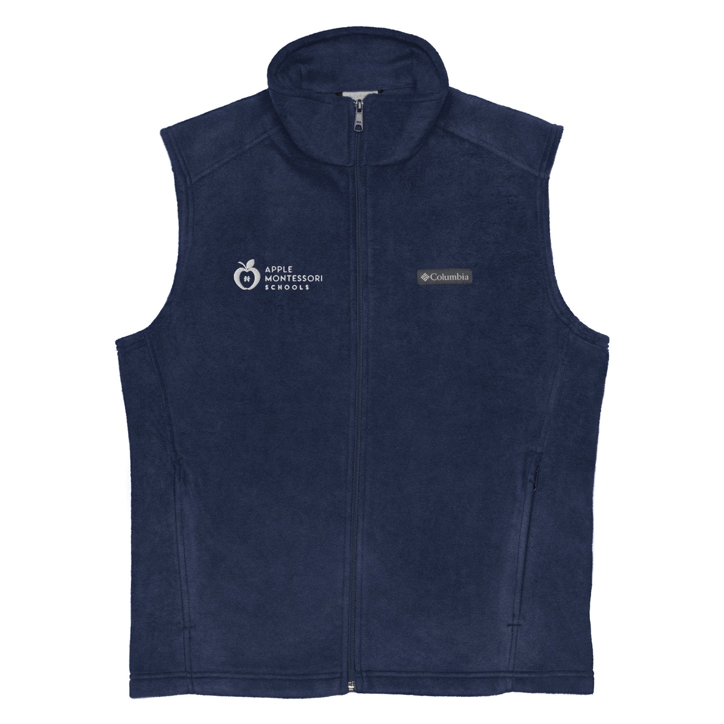 Apple logo Men’s Columbia fleece vest