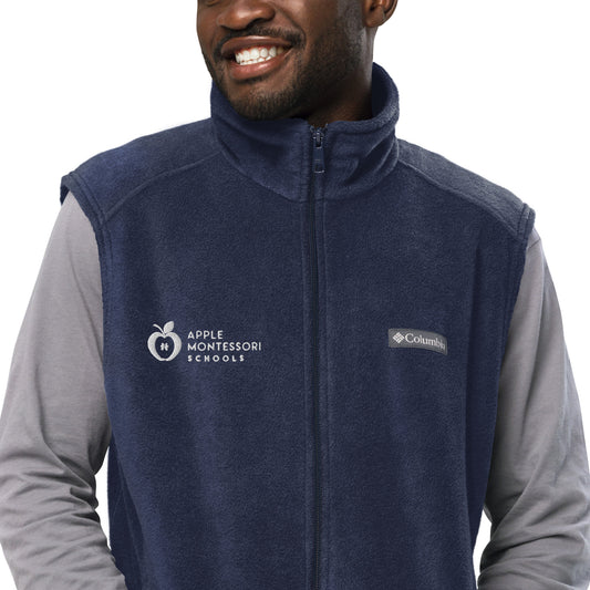 Apple logo Men’s Columbia fleece vest