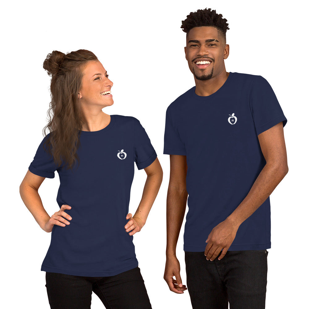 Unisex Apple Montessori Schools 2 sided t-shirt
