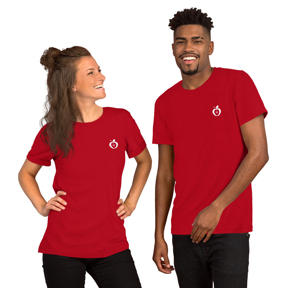 Unisex Apple Montessori Schools 2 sided t-shirt