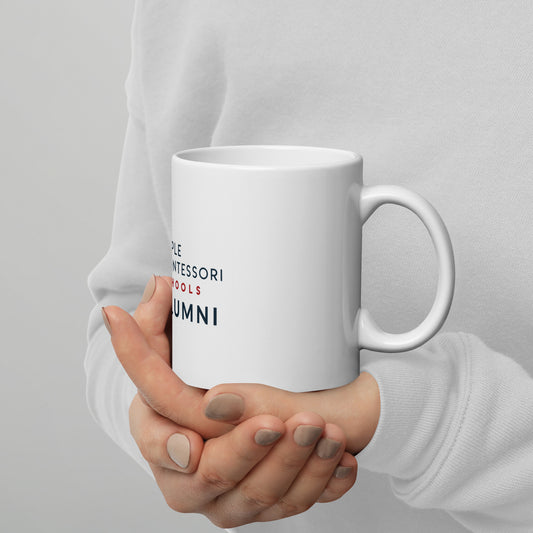 Apple Alumni White glossy mug