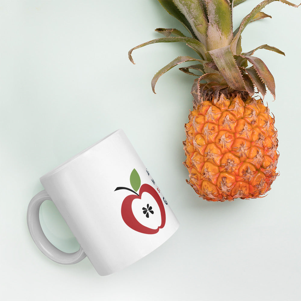 Apple Grandma White glossy mug
