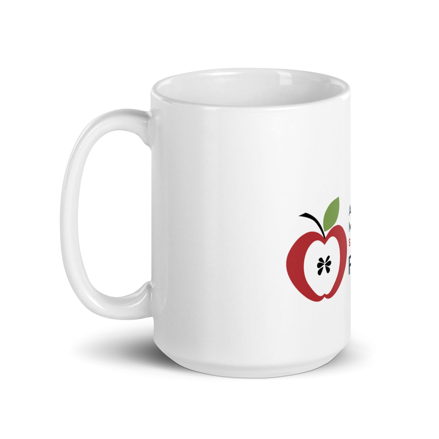 Apple Alumni White glossy mug