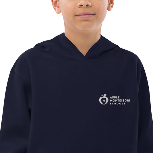Apple Montessori Schools Kids fleece hoodie