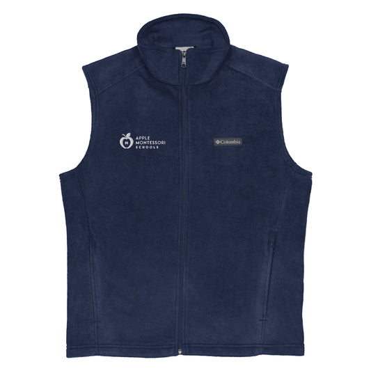 Apple logo Men’s Columbia fleece vest