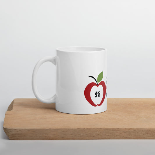 Apple Grandma White glossy mug